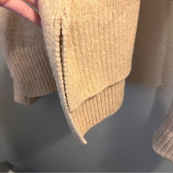 Joie Lirona Turtleneck Wool Blend Sweater in Soft Camel - Picture 12 of 14